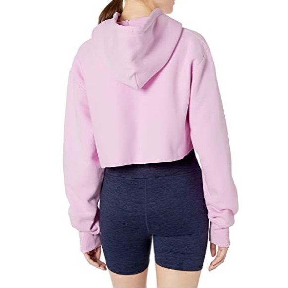 ๐ CHAMPION REVERSE WEAVE CROPPED HOODIE: small - Picture 3 of 7